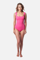 UNE PIECE-Classic Square Neck PINK