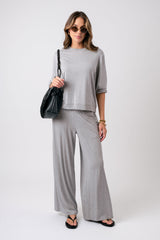 UNE PIECE-Lounge Full Length Pant GREY MARLE