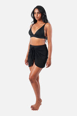 UNE PIECE-Mini Mesh Sarong BLACK