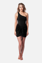UNE PIECE-Mini Mesh Sarong BLACK