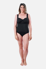 UNE PIECE-Original Bustier Balconette One Piece BLACK