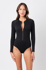 UNE PIECE-Original Sexie Rashie BLACK TEXTURE