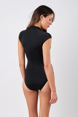 UNE PIECE-Original Sexie Rashie Cap Sleeve BLACK