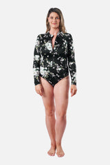 UNE PIECE-Original Sexie Rashie LONDON BOTANICAL BLACK