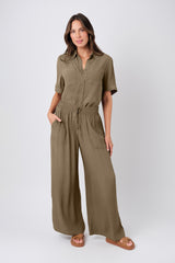 UNE PIECE-Palazzo Pants KHAKI