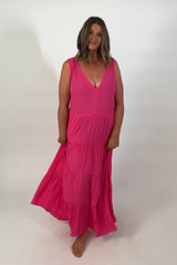 UNE PIECE-Swing Maxi Dress PINK