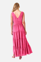 UNE PIECE-Swing Maxi Dress PINK