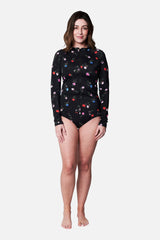 UNE PIECE-Original Sexie Rashie Top HAWTHORN BLACK