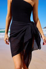 Beach Sarong BLACK