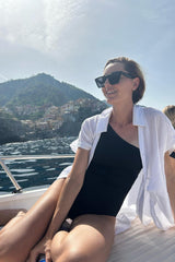 UNE PIECE-Classic One Shoulder BLACK