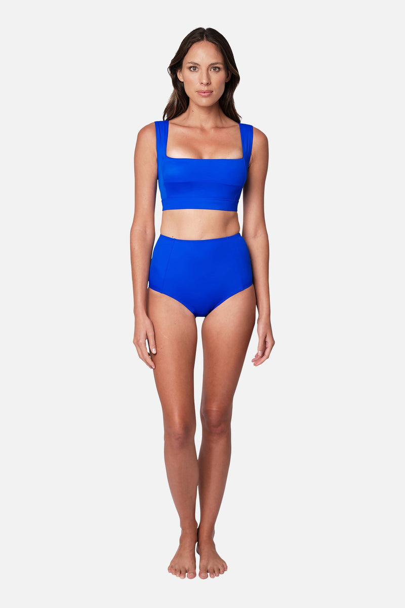 UNE PIECE-Classic Square Neck Bikini Bralette COBALT BLUE