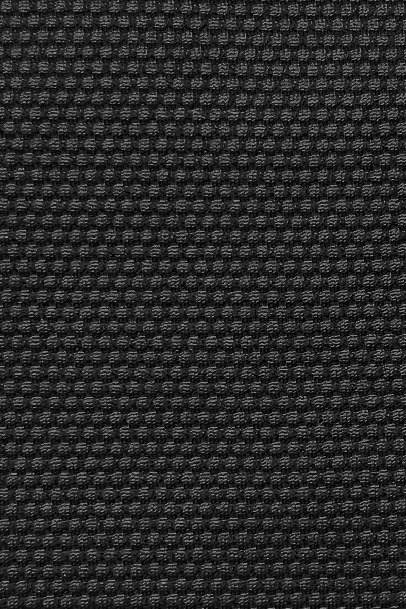 UNE PIECE-Classic Square Neck BLACK TEXTURE