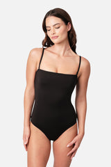 UNE PIECE-Classic Strapless One Piece BLACK