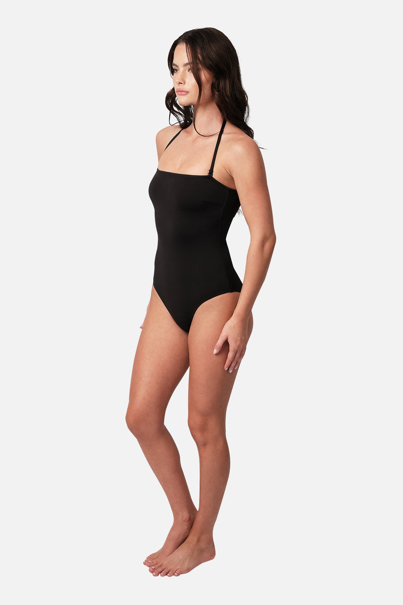 UNE PIECE-Classic Strapless One Piece BLACK