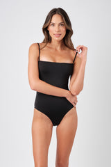 UNE PIECE-Classic Strapless One Piece BLACK