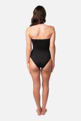 UNE PIECE-Classic Strapless One Piece BLACK