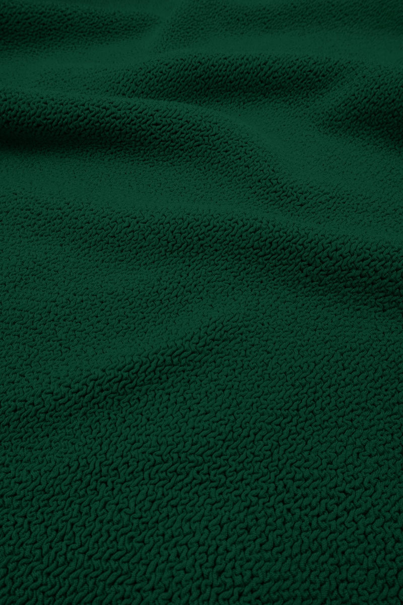 UNE PIECE-Crinkle Cut V-Neck One Piece with Ring FOREST GREEN