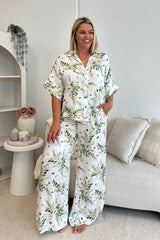 UNE PIECE-Full Length Pyjama Set LONDON BOTANICAL BLUE