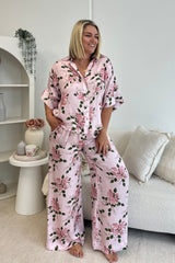 UNE PIECE-Full Length Pyjama Set VINTAGE ROMANTIQUE PINK