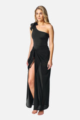 UNE PIECE-Maxi Mesh Sarong BLACK