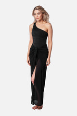 UNE PIECE-Maxi Mesh Sarong BLACK