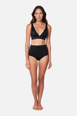 UNE PIECE-Never Say Never Bikini Bralette (DD-F Cup) BLACK