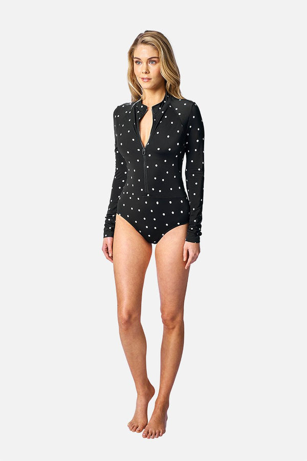 UNE PIECE-Original Sexie Rashie POLKA NOIR