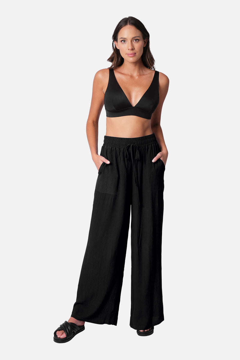 UNE PIECE-Palazzo Pants BLACK