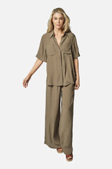 UNE PIECE-Palazzo Pants KHAKI