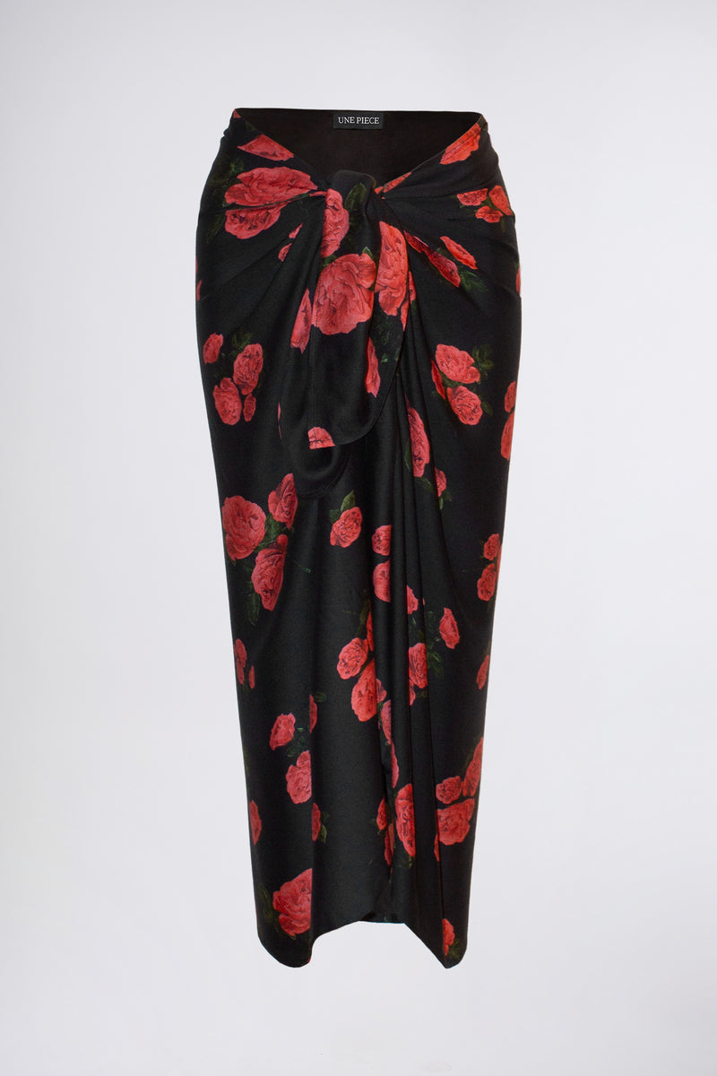 UNE PIECE-Sarong PLUCKED ROSES