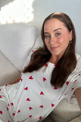 UNE PIECE-Sleep Tee Nightie RED HEARTS