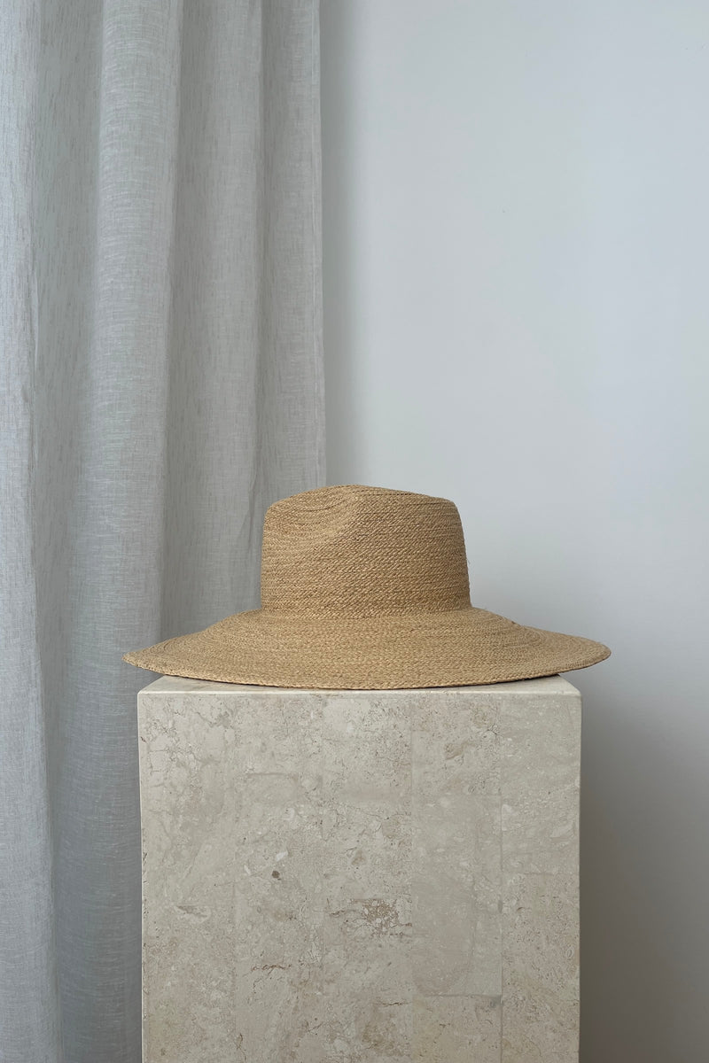 UNE PIECE US-Madagascan Raffia Wide Brim Hat NATURAL