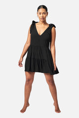 UNE PIECE-Swing Mini Dress BLACK