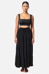 UNE PIECE-Classic Square Neck Bikini Bralette BLACK
