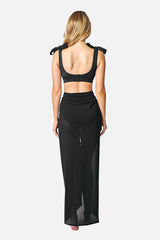 UNE PIECE-Classic Square Neck Bikini Bralette BLACK