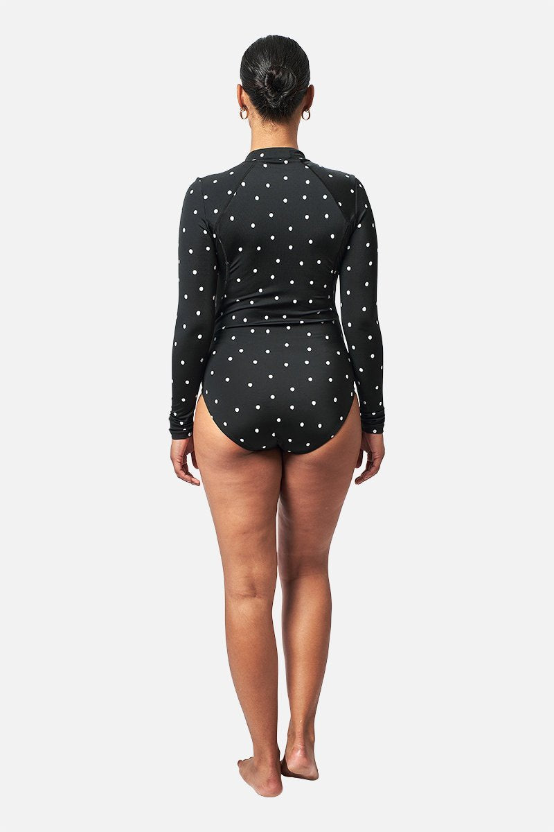 UNE PIECE-Original Sexie Rashie POLKA NOIR